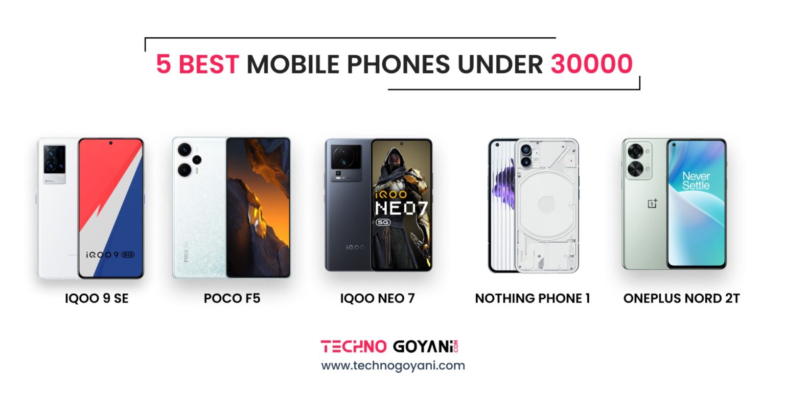 5 Best Mobile Phones Under 30000 Techno Goyani