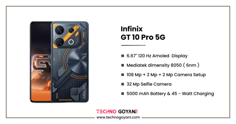 Infinix Gt 10 Pro 5g Price Full Specifications And Release Date Techno Goyani 9436