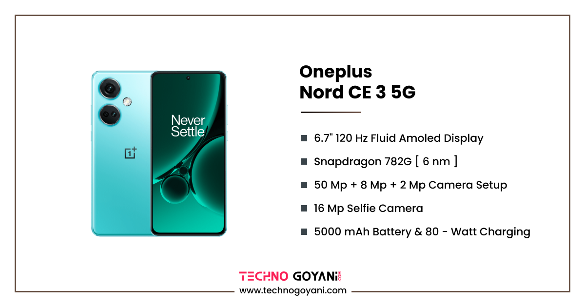 OnePlus Nord CE3 5G Specs